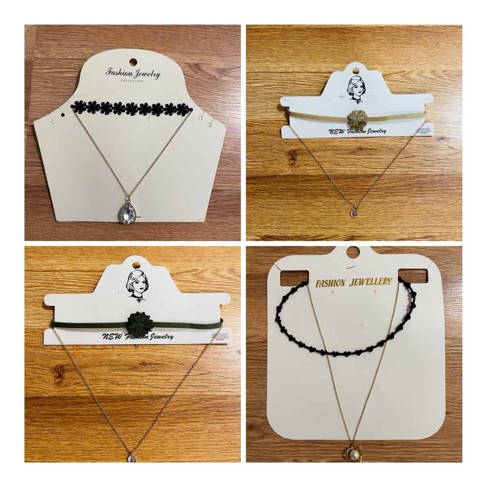 Elegant Gold Necklace with Crystal Pendant